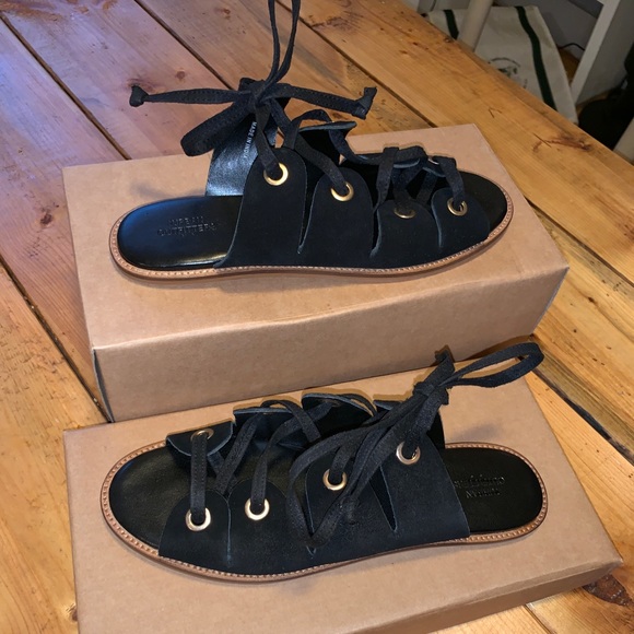 Urban Outfitters black suede gladiator sandal - Picture 4 of 5